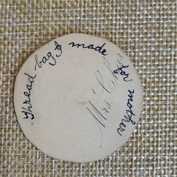 Antique spool and needle case. Turn of the century piece with sweet writing. - Picture 6 of 10